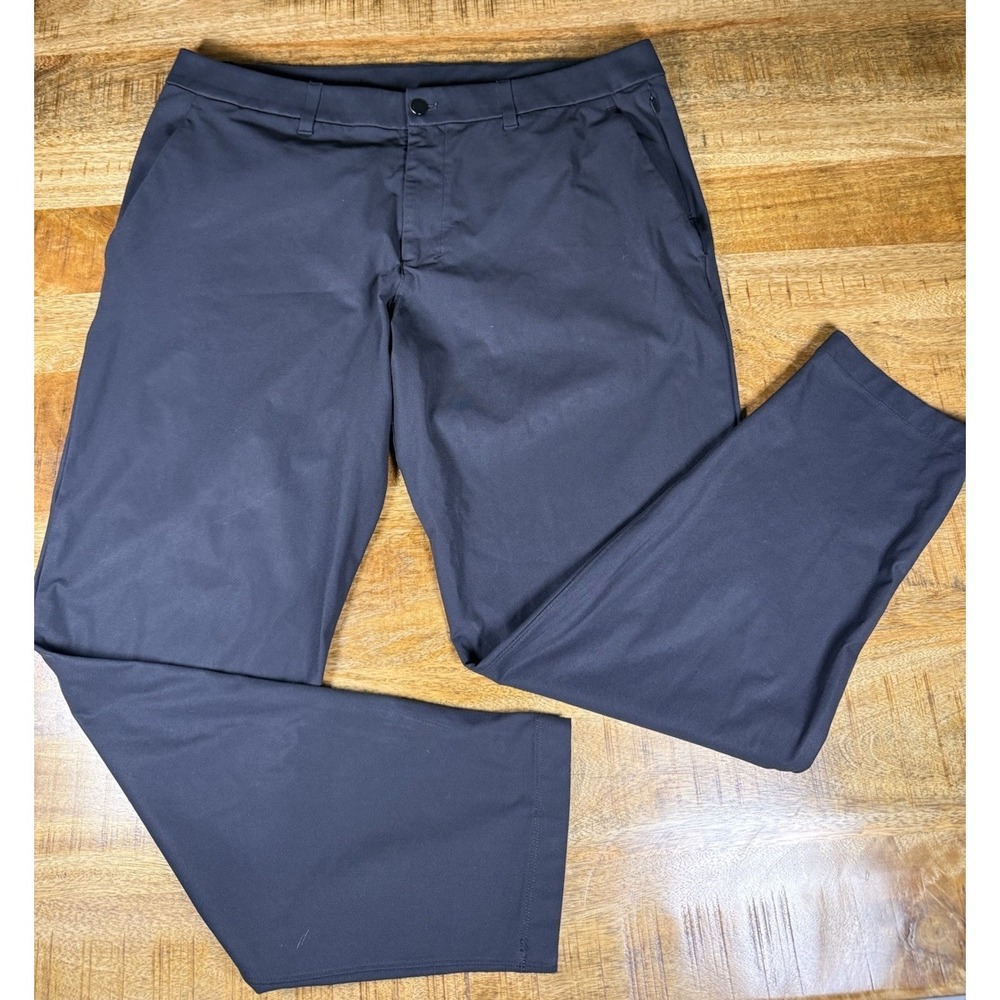 Lululemon Men's ABC/Commission Black Stretch Golf Travel Pants 38x28‎